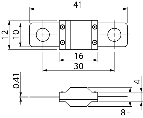 Säkring MIDI pinpack, 193309, 30 A