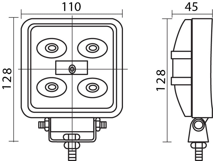 Arbetsbelysning LED