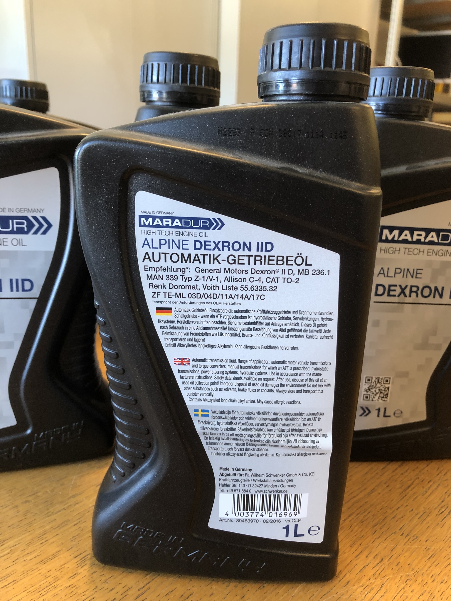Växellådsolja, Maradur Alpine Dexron IID, 1 liter