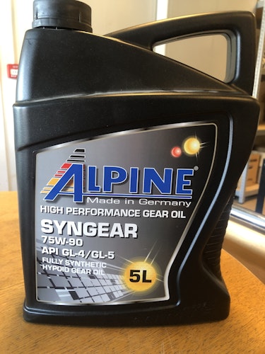Alpine Syngear 75W-90, API GL-4/GL5, 5 liter