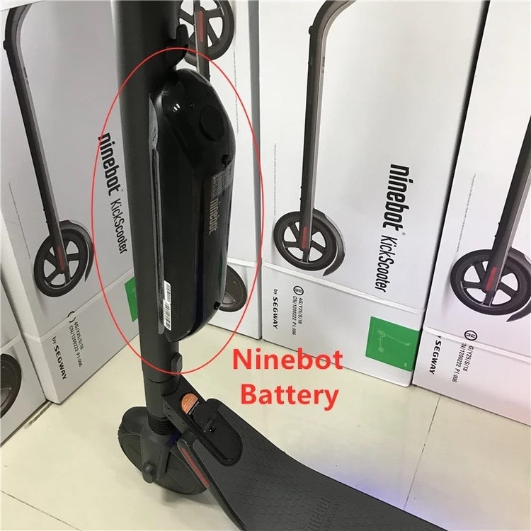 Originaluppgradering externt batteri 187Wh för Ninebot ES1 ES2 ES4 E22 E22E  E22D Kickscooter Skateboard Extra batterisats - 7STORE