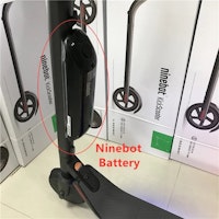 Originaluppgradering externt batteri 187Wh för Ninebot ES1 ES2 ES4 E22 E22E E22D Kickscooter Skateboard Extra batterisats