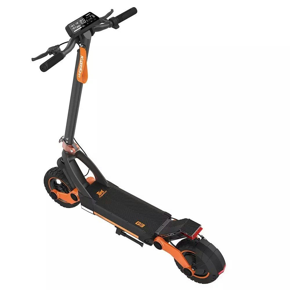 Kugoo Kirin G3 Adventurers Dream elektrisk skoter 1200W bakmotor 52V 18Ah Litiumbatteri touchbar display