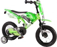 Motobike 12 Inch 21,5 cm Boys Coaster Brake Green
