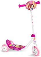 Princess 3-wiel kinderstep Girls Freewheel White/Pink