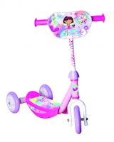 3-wiel kinderstep Dora Junior Freewheel Pink