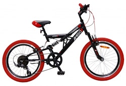 Fun Ride 20 Inch 33 cm Junior 7SP Rim Brakes Black/Red
