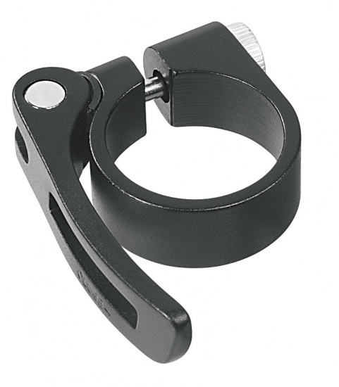 Seat clamp SCQ-080 with quick release 31,8 mm black