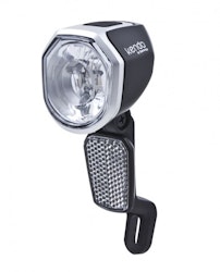 Kendo 6-36V LED Headlight Black Silver