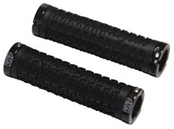 handle 130 mm rubber/aluminium black 4-piece