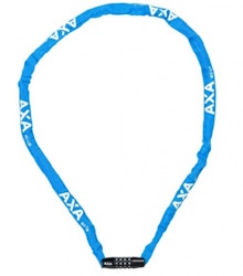 Chain Combination Lock Rigid RCC nylon cover 1200 x 3,5 mm blue