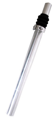 Seat post resiliently candle model 29.4 mm silver