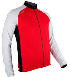 Bike Jacket Unisex Windbreaker Red / WhiteBlack Size L
