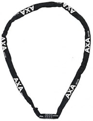 Rigid Chain Combination lock with nylon cover 1200 x 3,5 mm black