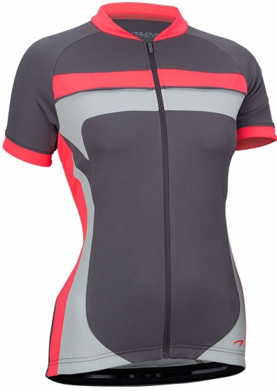 cycling shirt ladies polyester anthracite size S