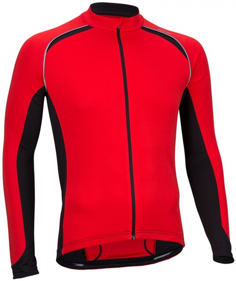 cycling shirt men red/black polyester size XXL