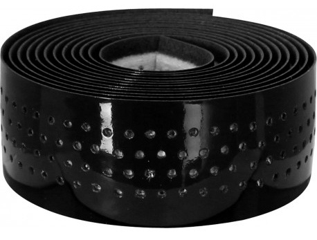 handlebar tape perforated 190 cm 2 pieces black