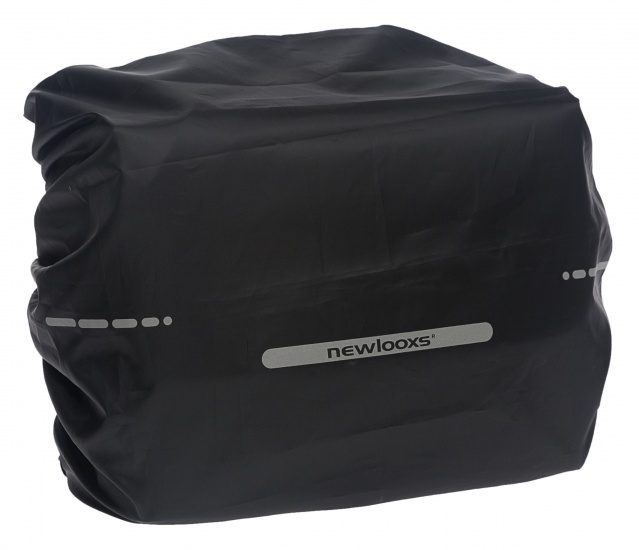 rain cover bicycle bag 48 x 55 cm polyester black