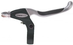 brake handle right CL530 V-brake 4-finger silver