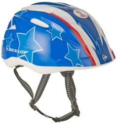Child bicycle helmet stripe size 48/52 cm blue / white