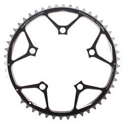 chainring Nerius 50T 10sp 110 mm black / silver