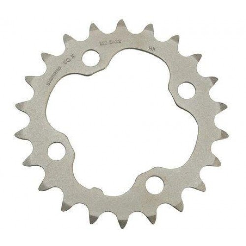 deore FC-M532 22T 9S 64 mm silver chainring
