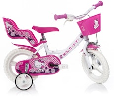 Hello Kitty 12 Inch 21 cm Girls Fixed Gear White/Pink
