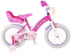Minnie Cutest Ever! 16 Inch 25,4 cm Girls Coaster Brake Pink/Purple