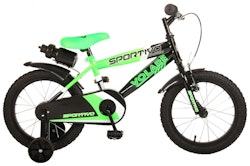 Sportivo 16 Inch 23,5 cm Boys Coaster Brake Black/Green