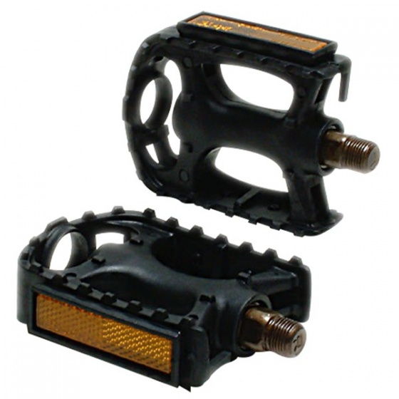 platform pedals junior 85 mm 1/2 inch black set