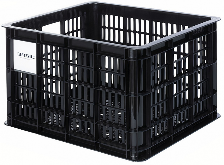 bicycle crate plastic 27 liters black - 21062