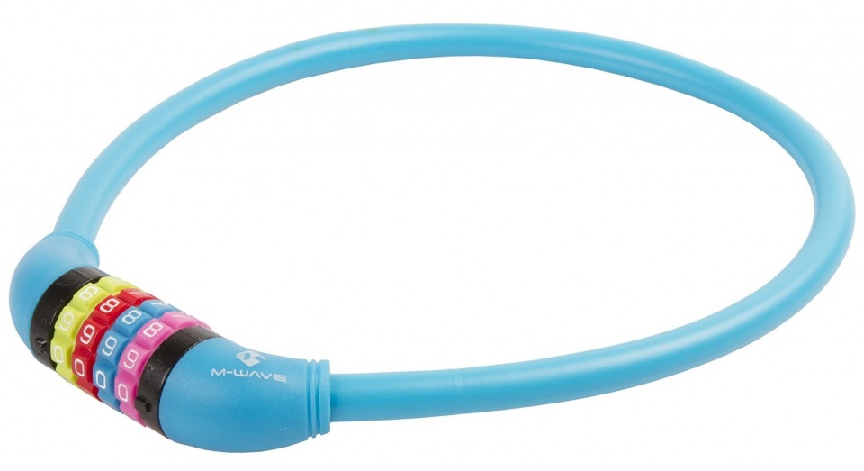 cable lock combination 650 x 12 mm blue