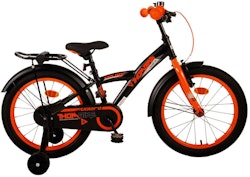 Thombike 18 Inch 24 cm Boys Coaster Brake Black/Orange