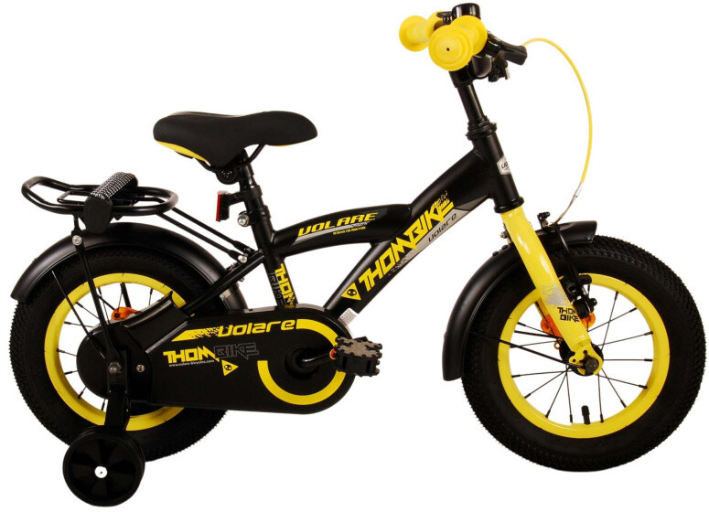 Thombike 12 Inch 21,5 cm Junior Coaster Brake Black/Yellow