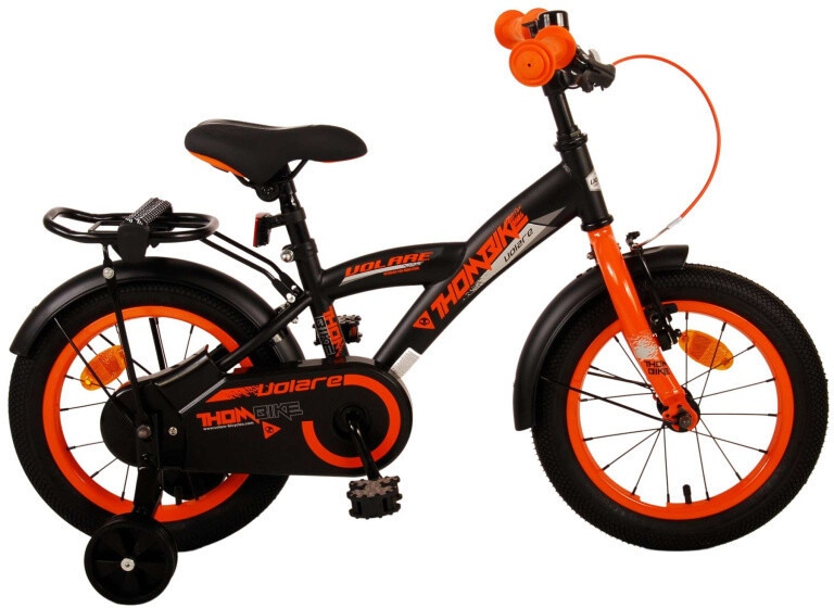 Thombike 14 Inch 22,5 cm Boys Coaster Brake Black/Orange