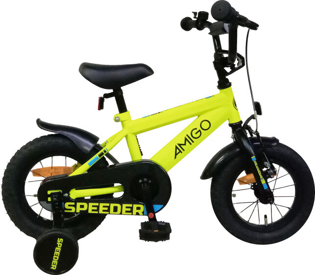 Speeder 12 Inch 21,5 cm Boys Coaster Brake Yellow/Black
