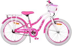 Lovely 20 Inch 27,5 cm Girls Coaster Brake Pink/White