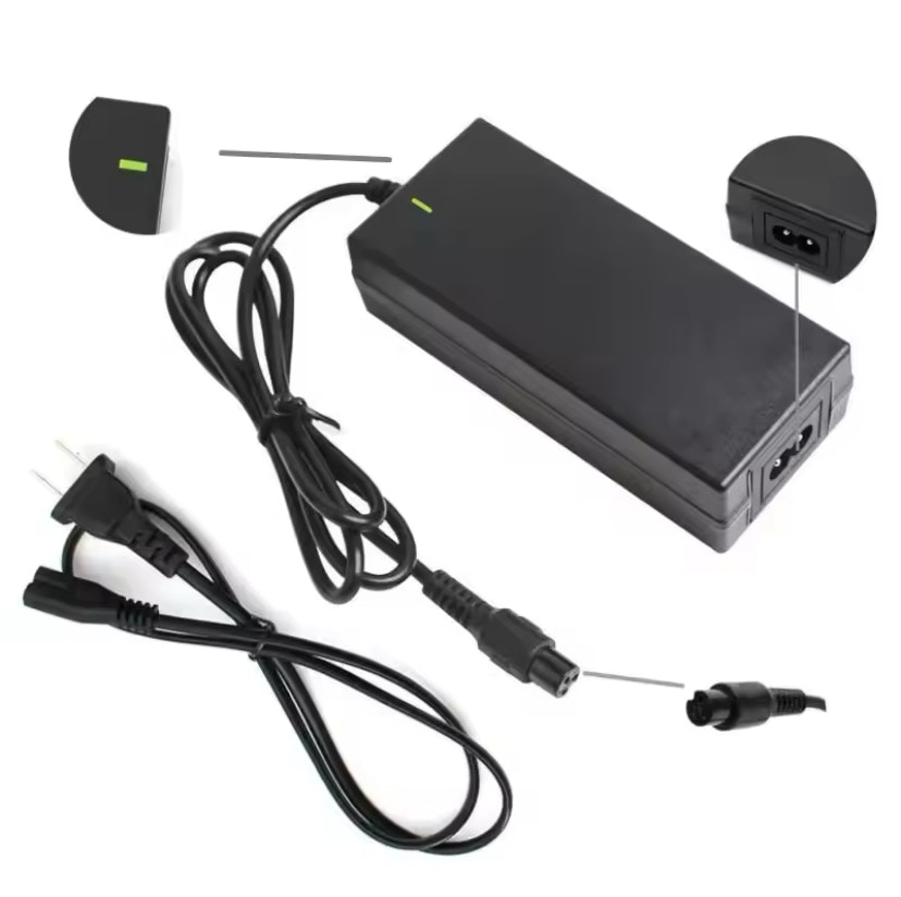 29,4V 1A Laddare för 24V 25,2V 25,9V 29,4V 7S Litiumbatteri 29,4V Laddare E-Scooter/Hoverboard