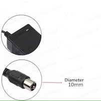 Laddare till Elscooter Diameter 10mm 54.6V 3A för 13S 48V Li-ion batteri