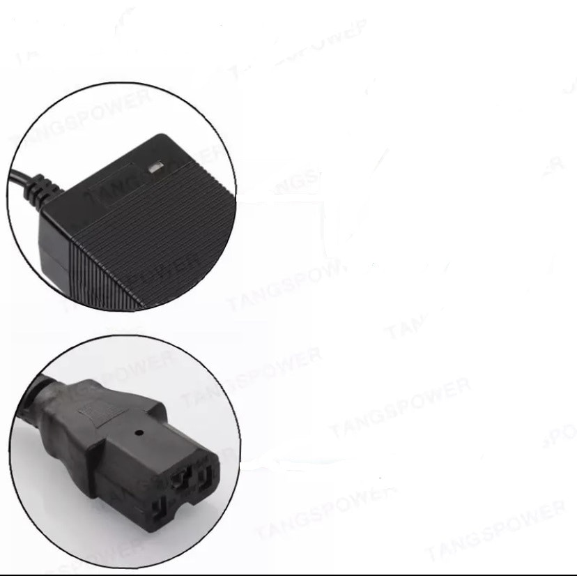 3 Plugg Laddare  54.6V 3A för 13S 48V Li-ion batteri