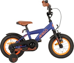 AMIGO Explorer 12 tum pojkar Coaster Broms blå/orange