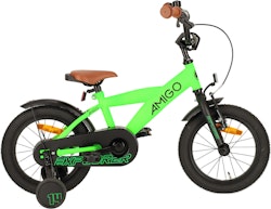 AMIGO Explorer 14 tum 21,5 cm pojkar Coaster broms Grön/Svart