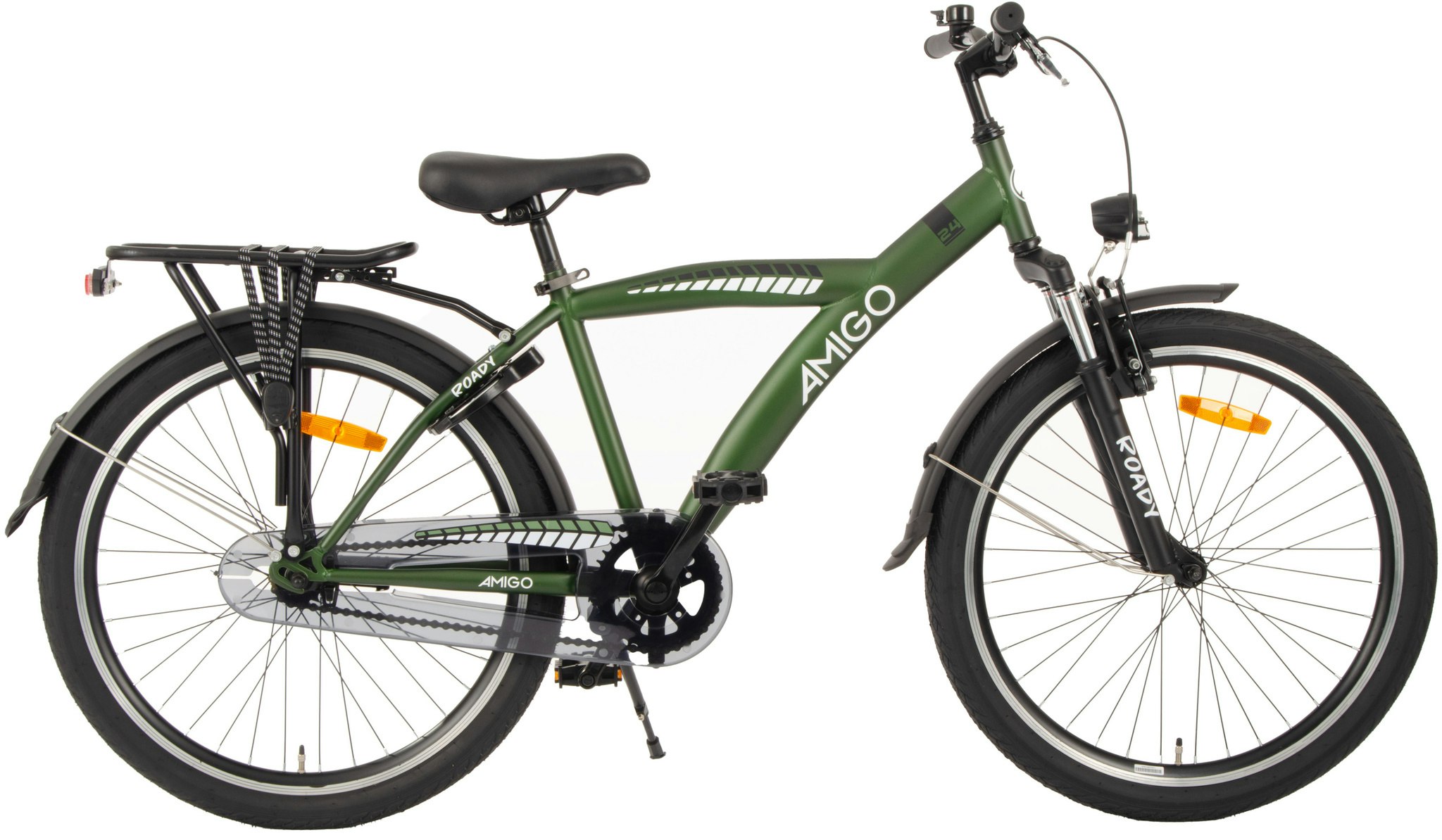 AMIGO Roady 24 tum 38,5 cm pojkar Coaster broms Grön