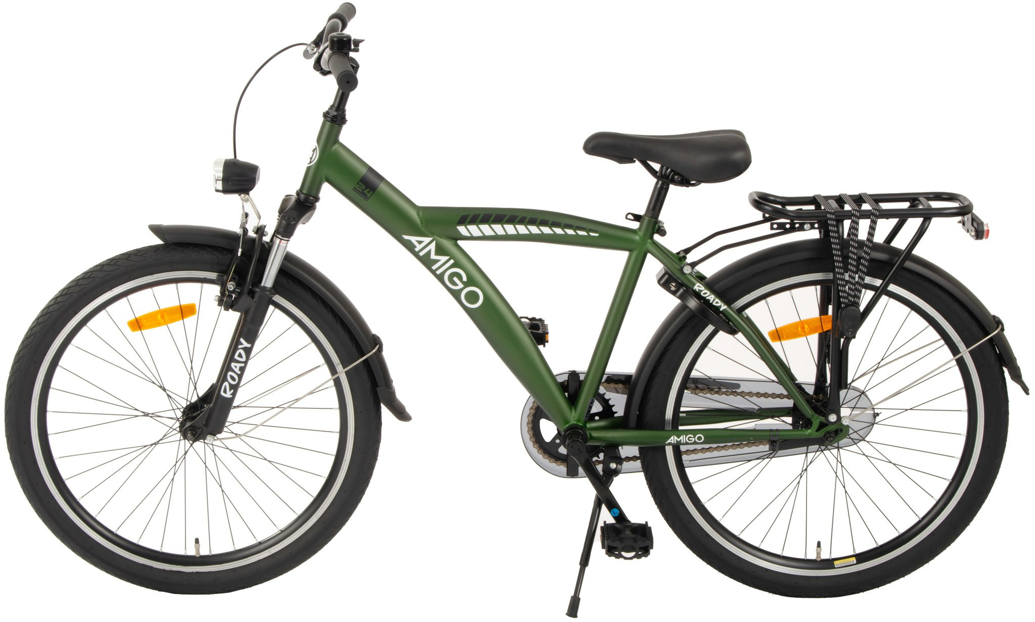 AMIGO Roady 24 tum 38,5 cm pojkar Coaster broms Grön