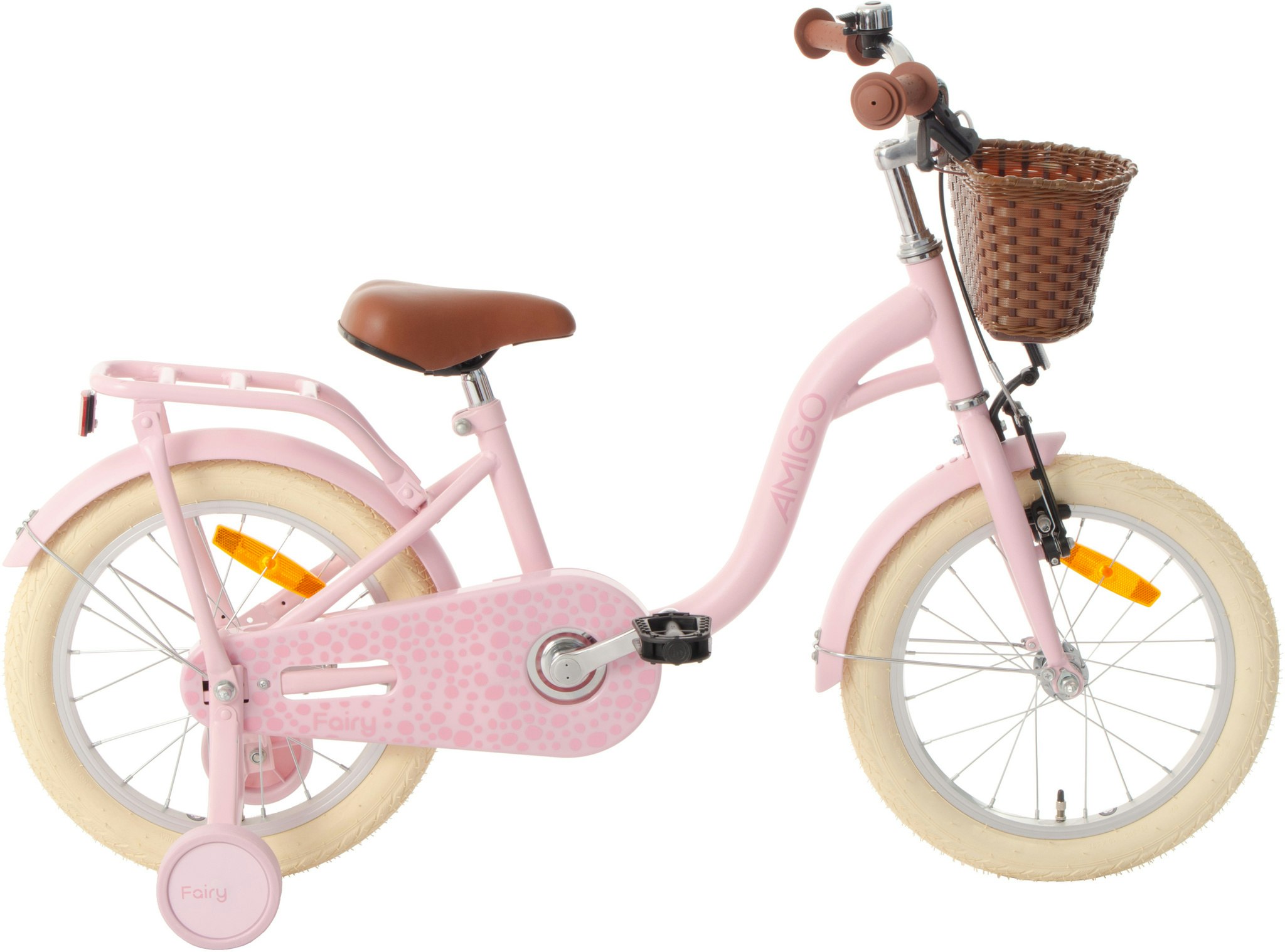 AMIGO Fairy 16 tum 24,5 cm flickor Coaster broms Rosa