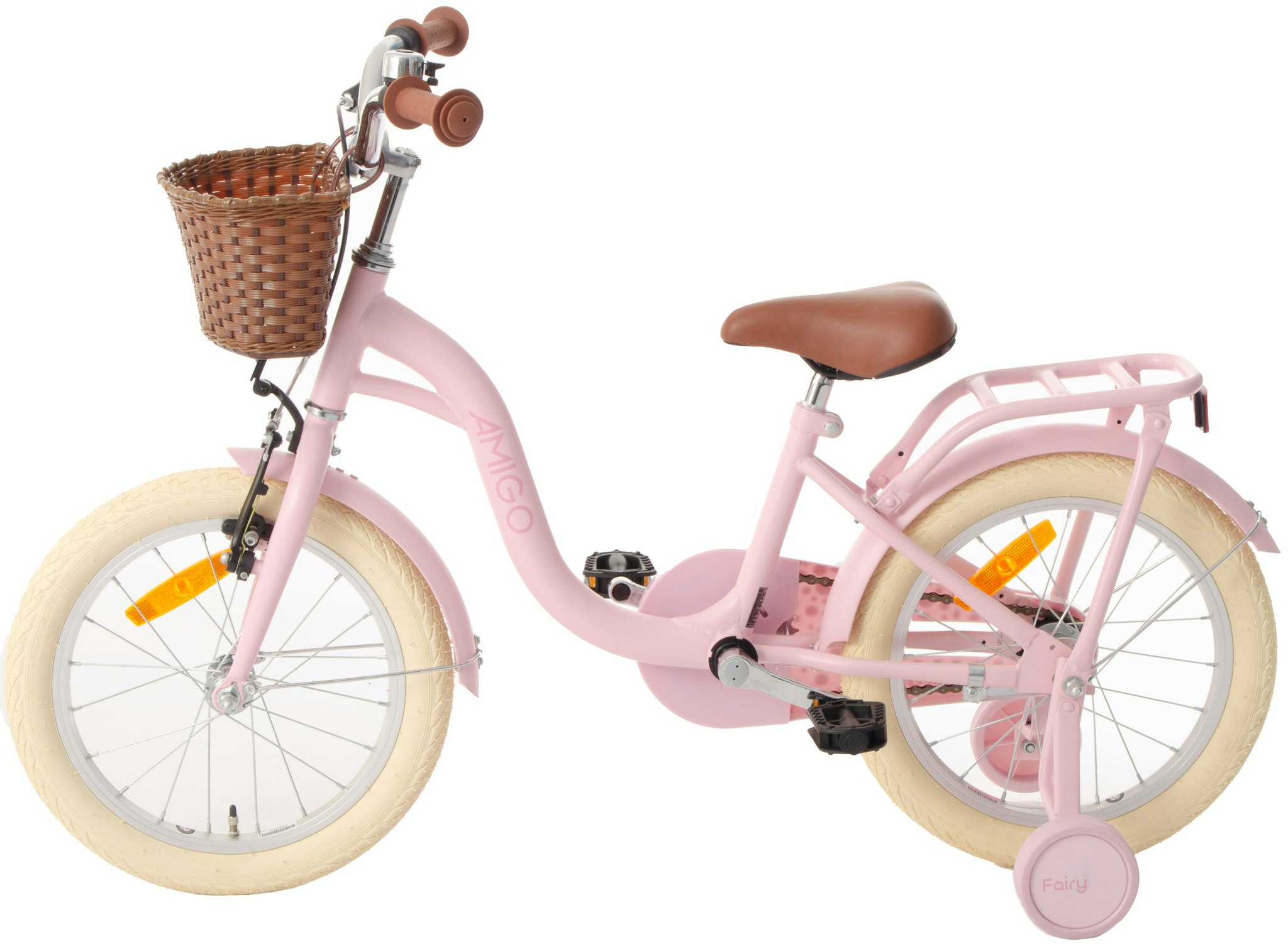 AMIGO Fairy 16 tum 24,5 cm flickor Coaster broms Rosa