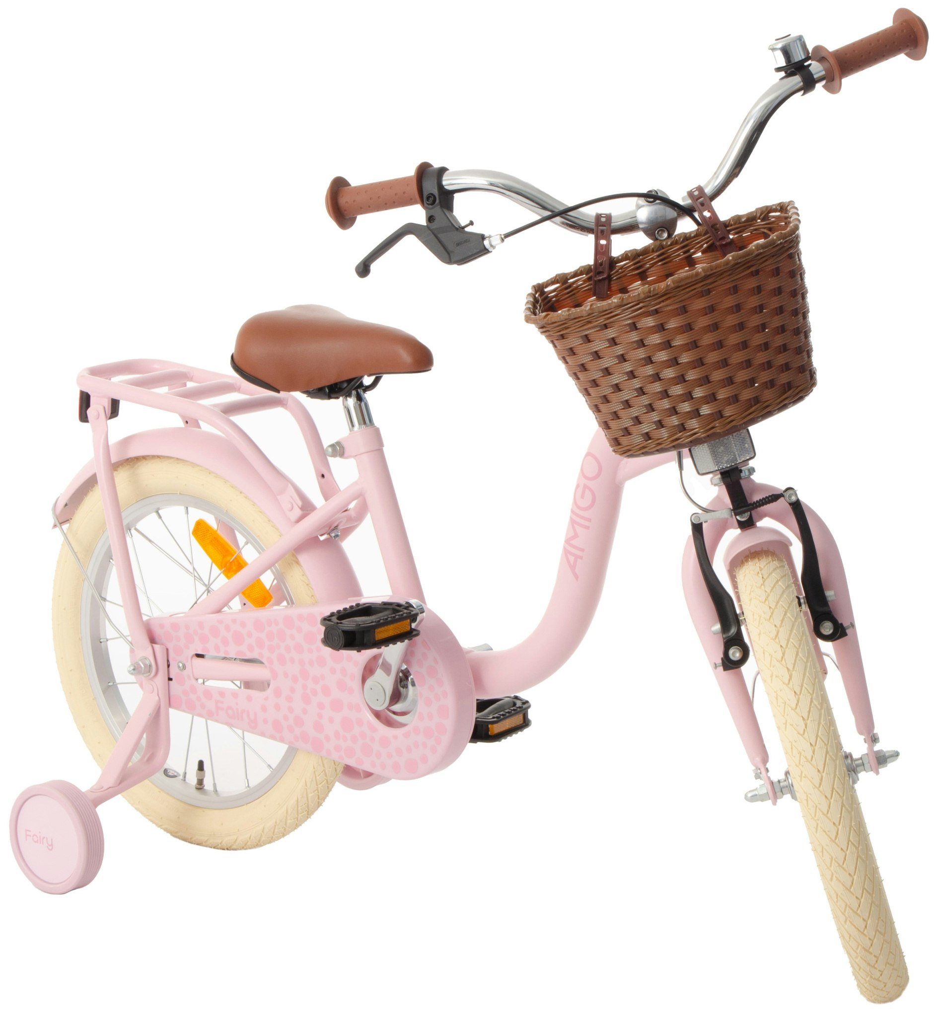 AMIGO Fairy 16 tum 24,5 cm flickor Coaster broms Rosa