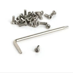 1 Set Bottom Battery Cover Stainless Steel Metal Screws for Xiaomi Mijia M365 and Pro Electric Scooter Repair