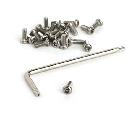 1 Set Bottom Battery Cover Stainless Steel Metal Screws for Xiaomi Mijia M365 and Pro Electric Scooter Repair