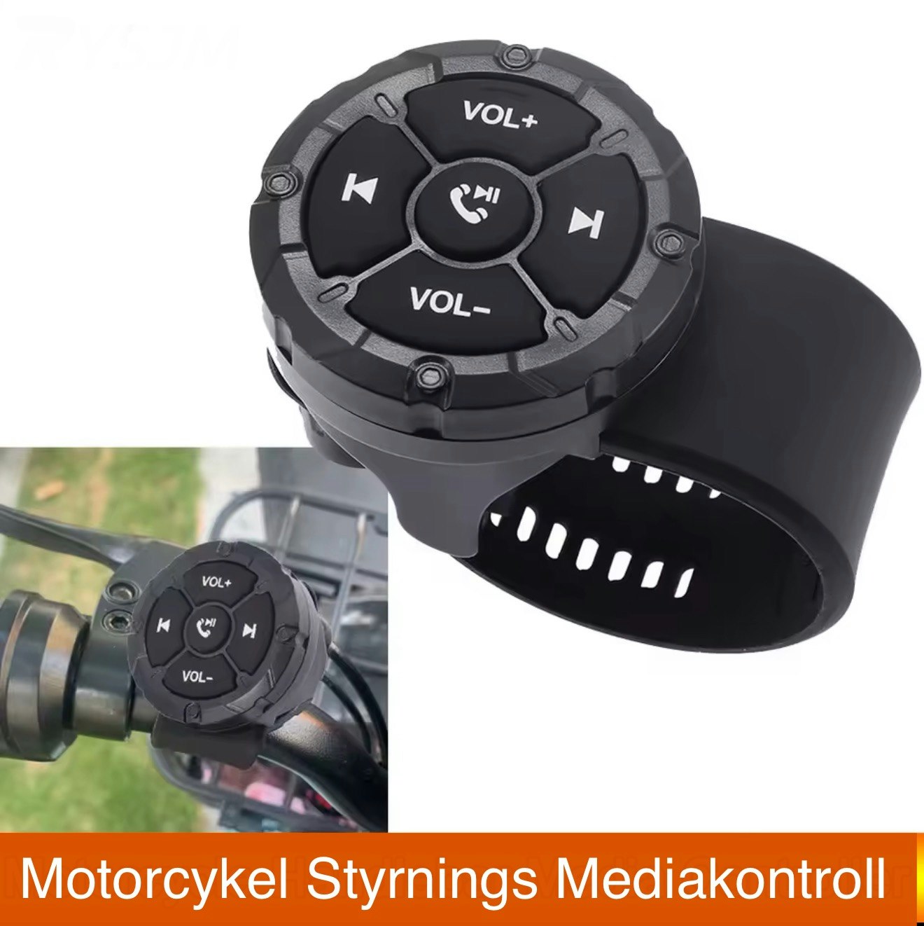 Trådlös Fjärrkontroll Bluetooth-Mediakontroll